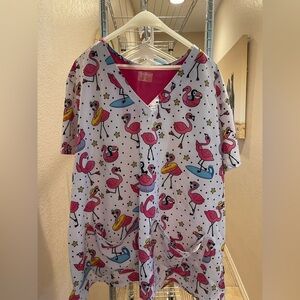 Ava Therese Pink and White Dress